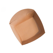 BARQUETA 9X7,5X3,5 CASTANHA EMBALAGEM COM 100 UNIDADES