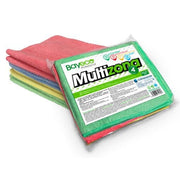 PANOS MICROFIBRAS EMB 4 UDS AZUL, VERDE, AMARELO,VERMELHO Remova
