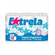 Estrela Family Toilet Paper (Pack of 12 Rolls / Pack of 9)