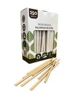 Listed Paper Straw 0.6x20cm individually packaged (250 Units)