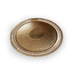 PRATOS DE CARTÃO APOLO DOURADO  33CM  Nº7 (25 UND)