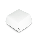 CAIXA DE HAMBURGUER BRANCA COM PE 15CM EMBALAGEM 50 UNIDADES