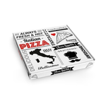 Micro Corrugated Cardboard Box for Pizza (100 Units)