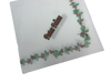Guardanapo Branco Punto a Punto 40x40 Motivo Natal (24 Maços x 50 Unidade)