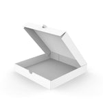 Boîte en Carton Blanc Micro Ondulé pour Pizza (100 Unités)