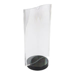 Transparent Menu Holder PS Round Foot 10x20 cm (1 Unit)